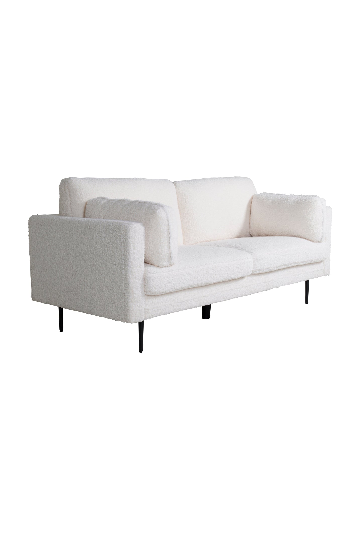 Boom 3 personers sofa - Teddy Stof Hvid / Outlet