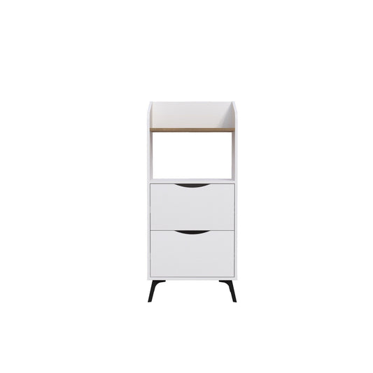 Gorki - Oak, White - Multi Purpose Cabinet