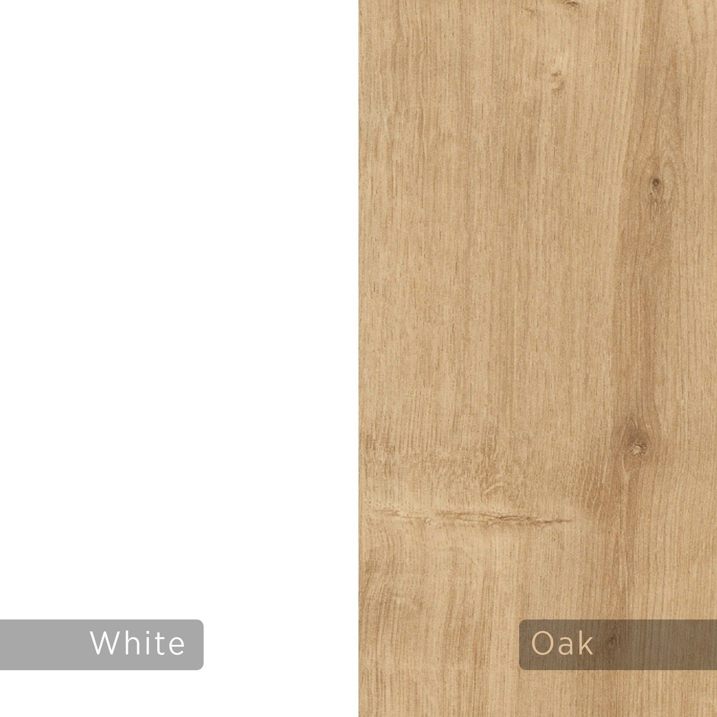 Gorki - Oak, White - Multi Purpose Cabinet