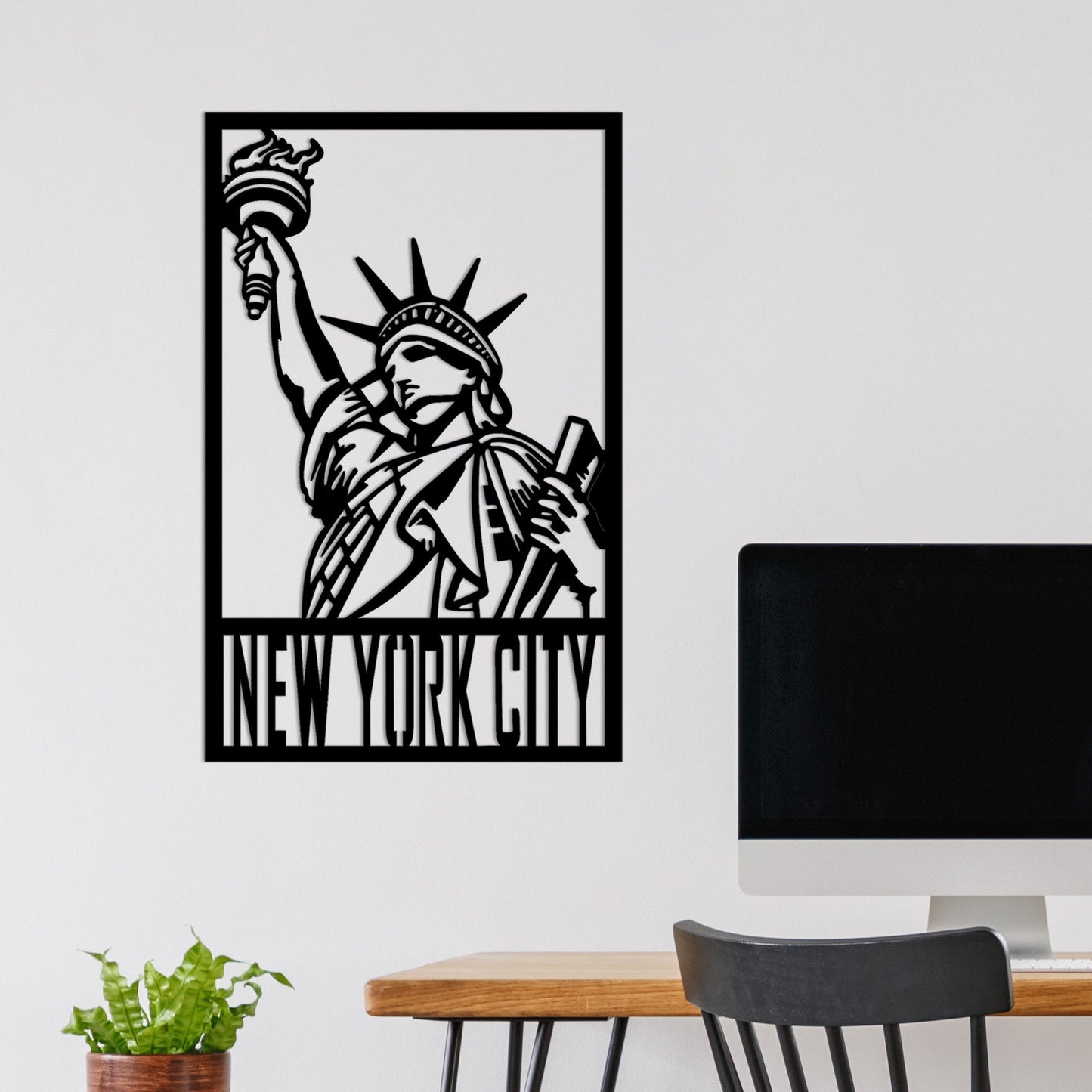 New York City - Decorative Metal Wall Accessory