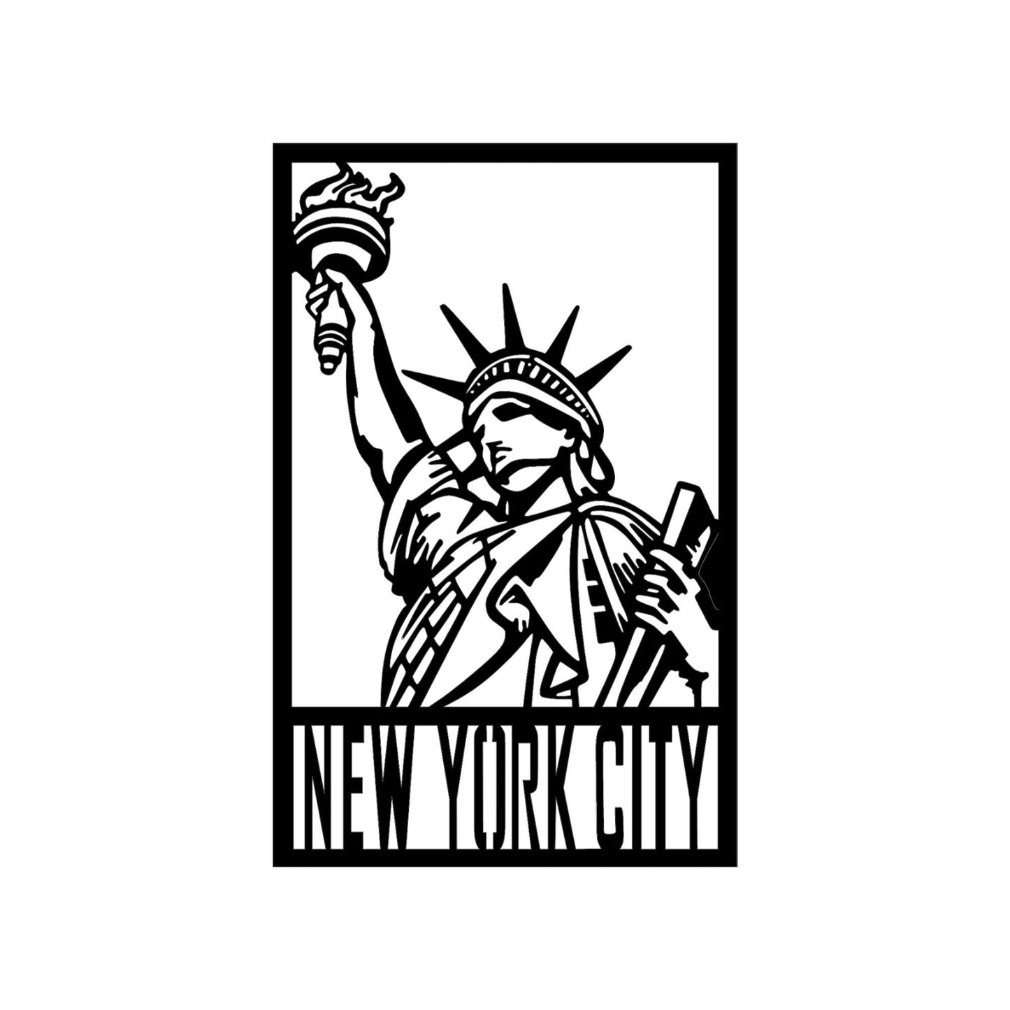 New York City - Decorative Metal Wall Accessory