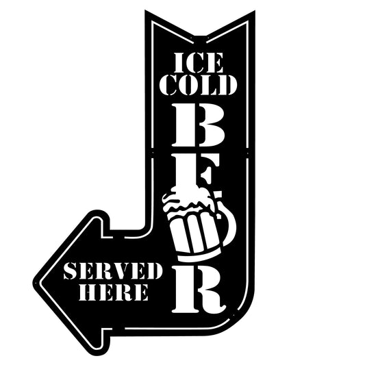 Ice Cold Beer - Decorative Metal Wall Accessory