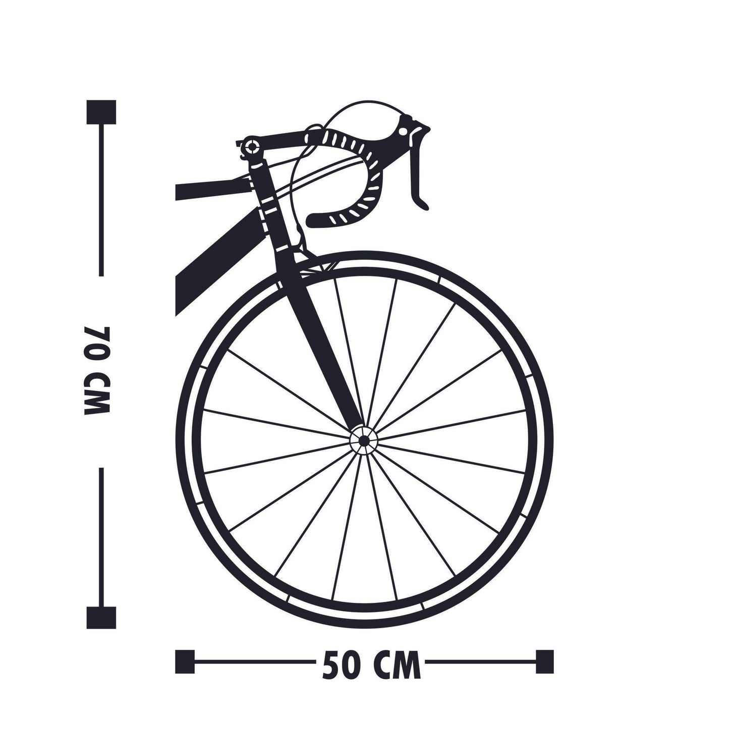 Bicycle - Decorative Metal Wall Accessory