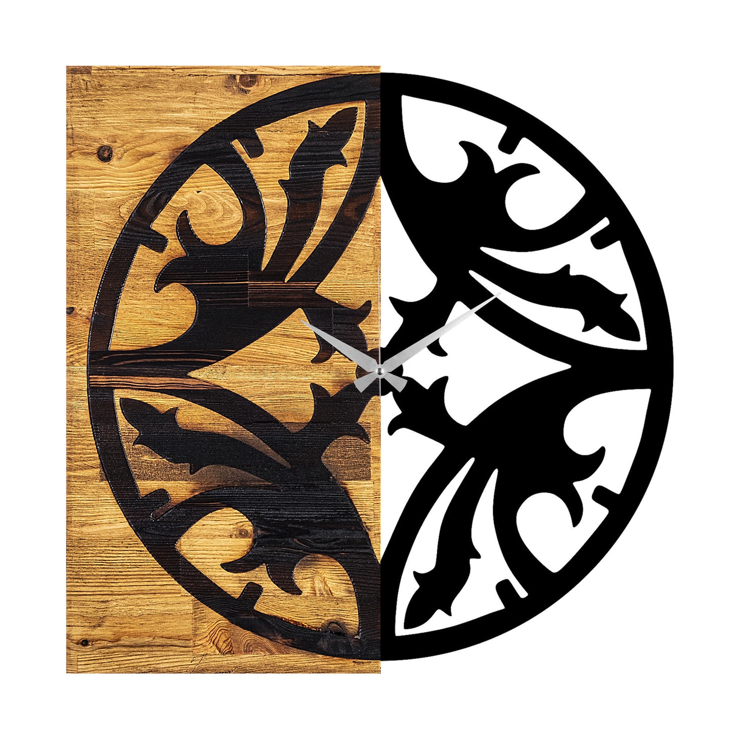 Wooden Clock 34 - Decorative Wooden Wall Clock