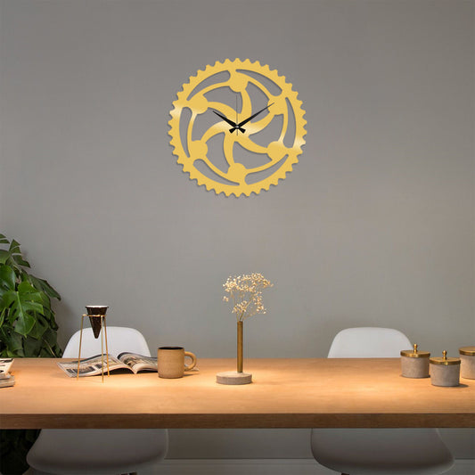 Metal Wall Clock 12 - Gold - Decorative Metal Wall Clock
