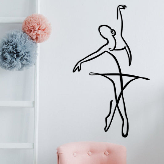 Ballerina 3 - Decorative Metal Wall Accessory