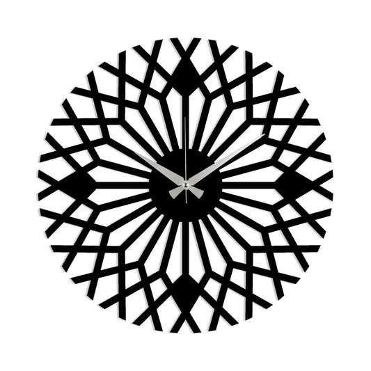 Metal Wall Clock 30 - Black - Decorative Metal Wall Clock