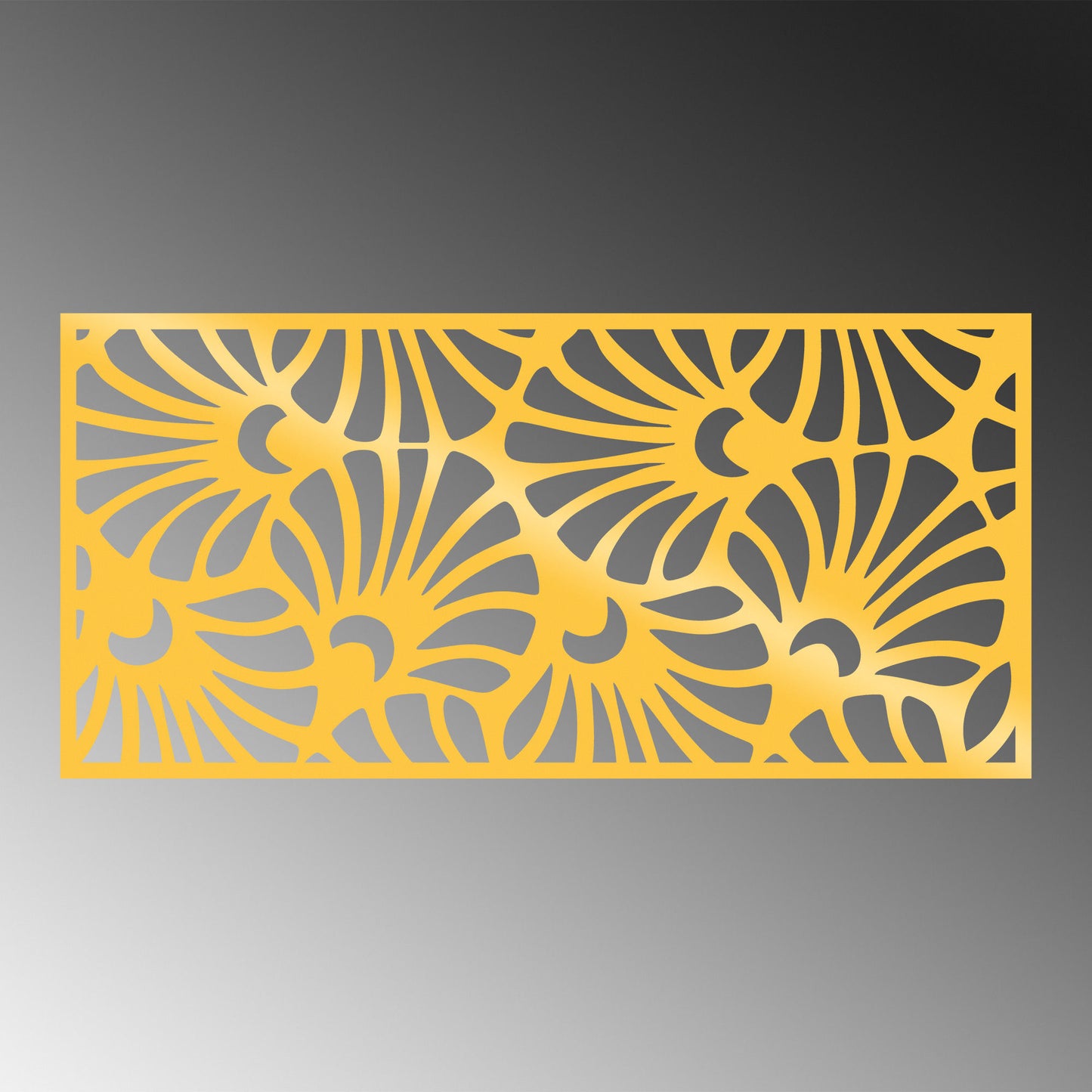 Decorative Panel 7 - Gold - Decorative Metal Wall Accessory