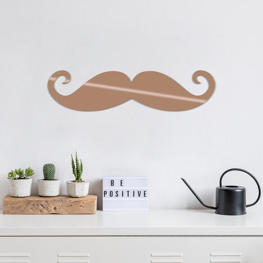 Mustache - Copper - Decorative Metal Wall Accessory