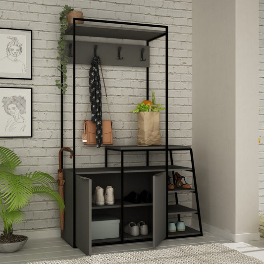 Pall - Anthracite - Hall Stand