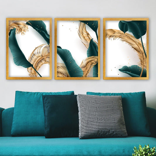 3AC179 - Decorative Framed Painting (3 Pieces)