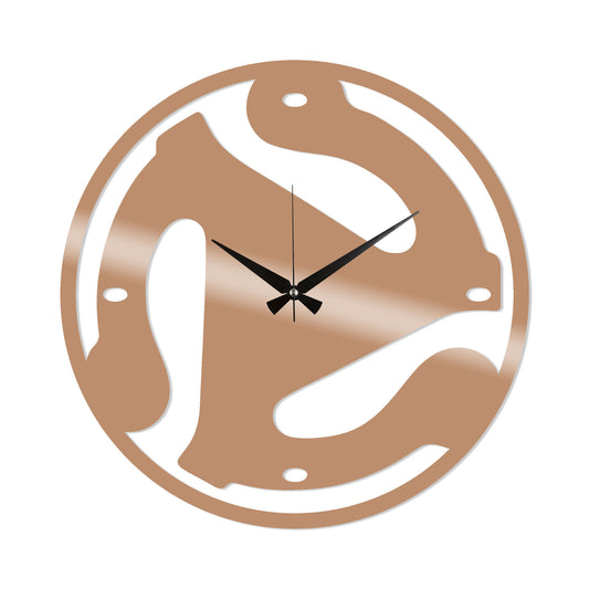 Metal Wall Clock 5 - Copper - Decorative Metal Wall Clock