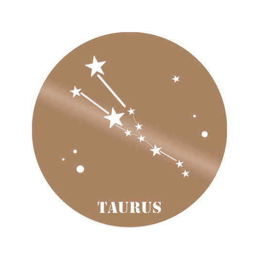Taurus Horoscope - Copper - Decorative Metal Wall Accessory