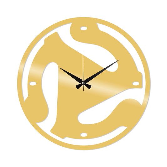 Metal Wall Clock 5 - Gold - Decorative Metal Wall Clock