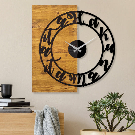 Wooden Clock 15 - Decorative Wooden Wall Clock