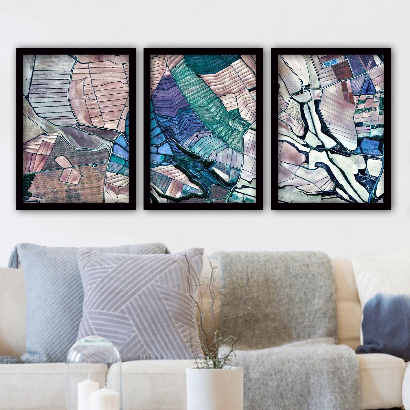 3SC20 - Decorative Framed Painting (3 Pieces)