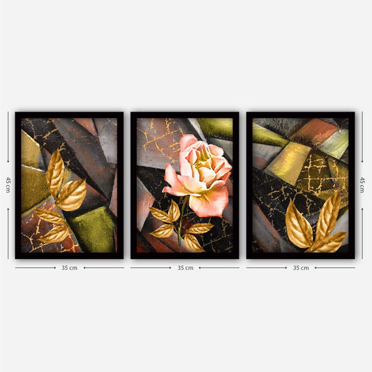 3SC141 - Decorative Framed Painting (3 Pieces)