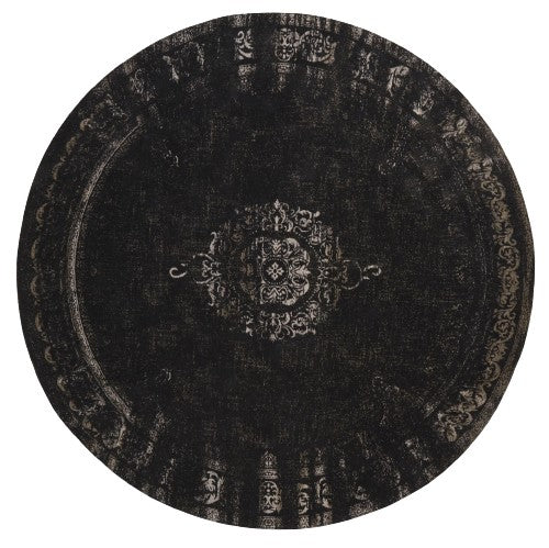 Grand Woven matta, mörkgrå / svart 240