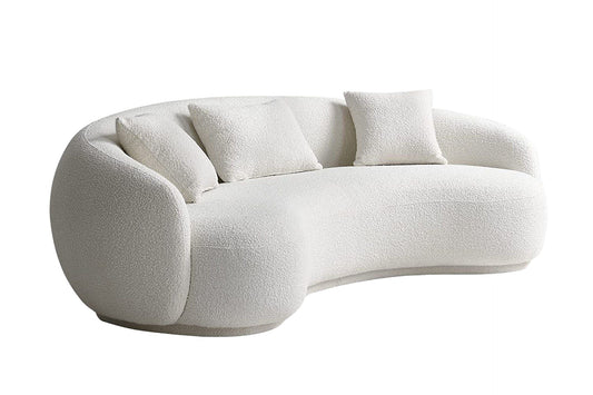 Olıver - Ecru - 3-sæders sofa
