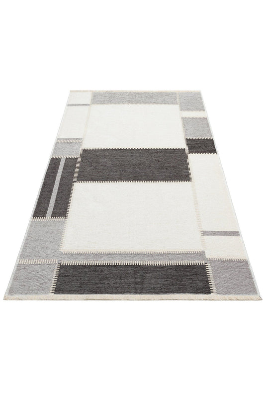 Nk 08 - grå, antracit - tæppe (115 x 180)