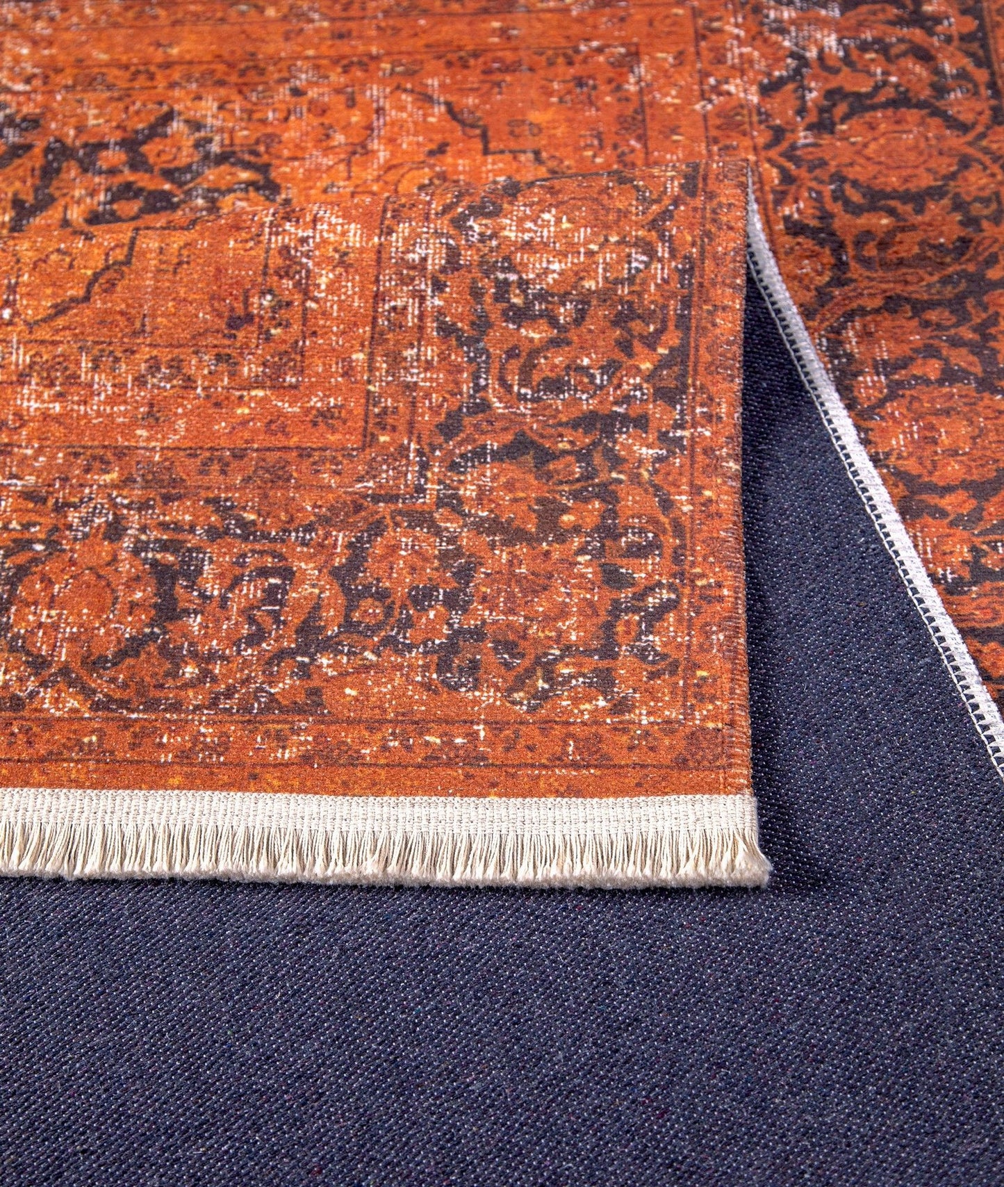 1712 - Flerfarvet - Halltæppe (100 x 300)