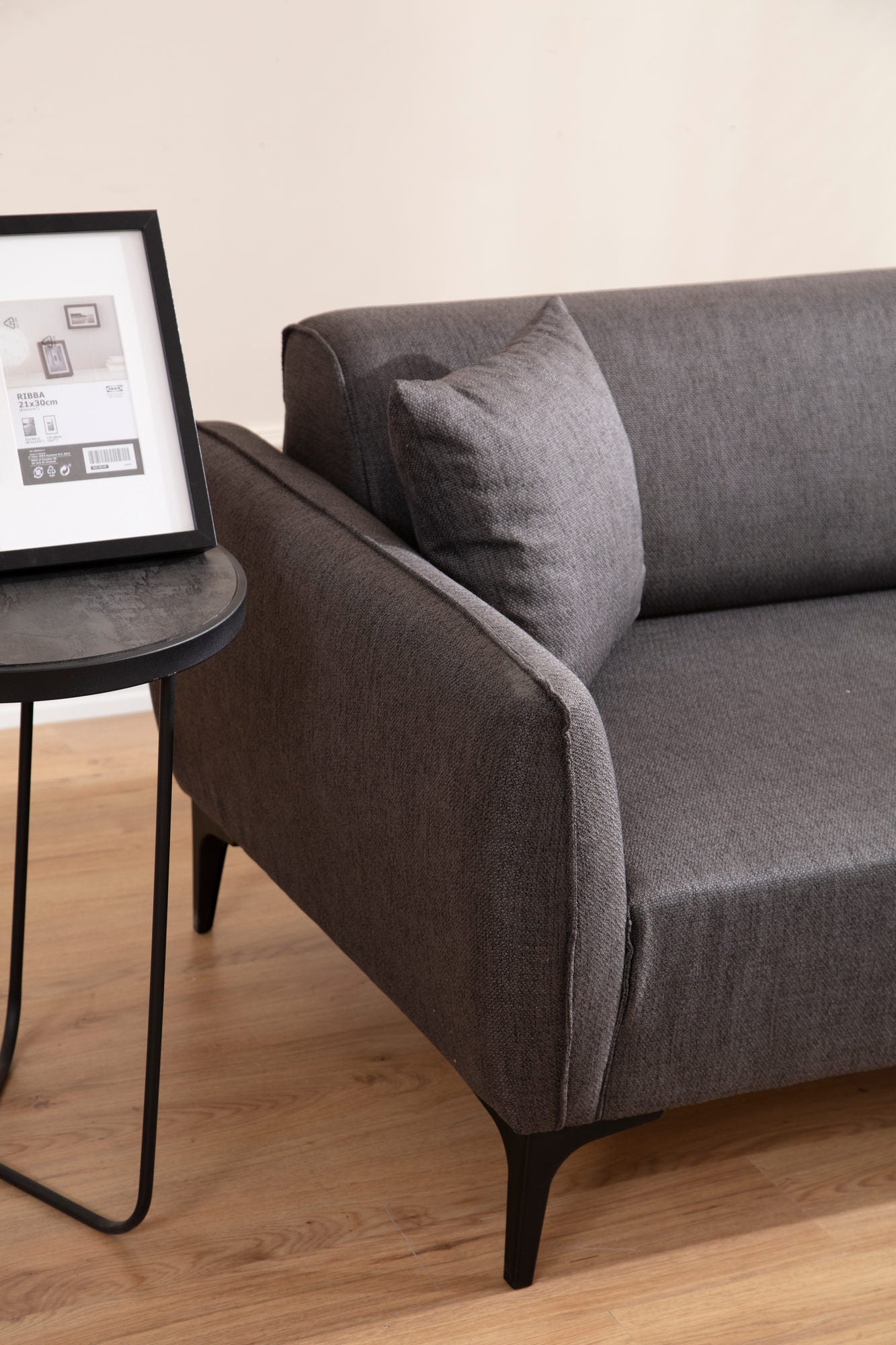Belissimo - Mørkegrå - 3-sæders sofa