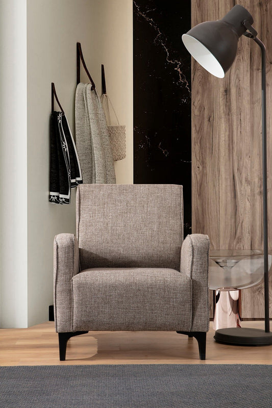 Petra - Fawn - Wing Chair