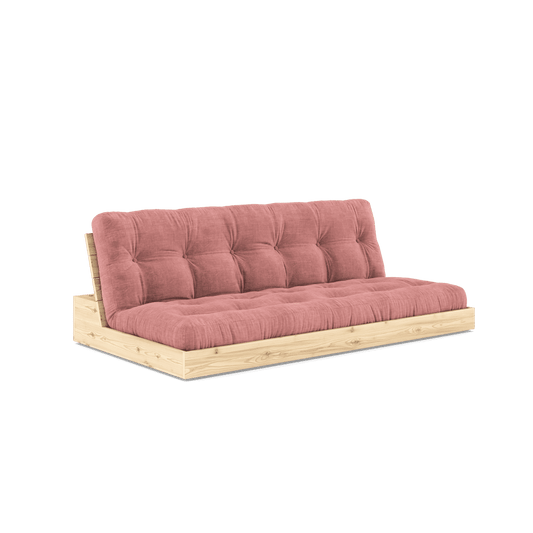 BASE CLEAR LACQUERED W. 5-LAYER MIXED MATTRESS SORBET PINK