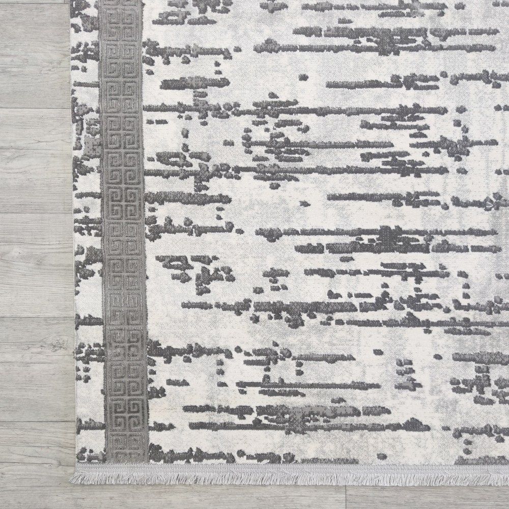 Basak 0185A - Grey - Carpet (80 x 150)