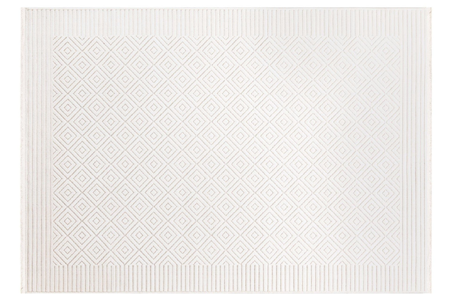 65287 Meridyen - Creme - Tæppe (78 x 300)