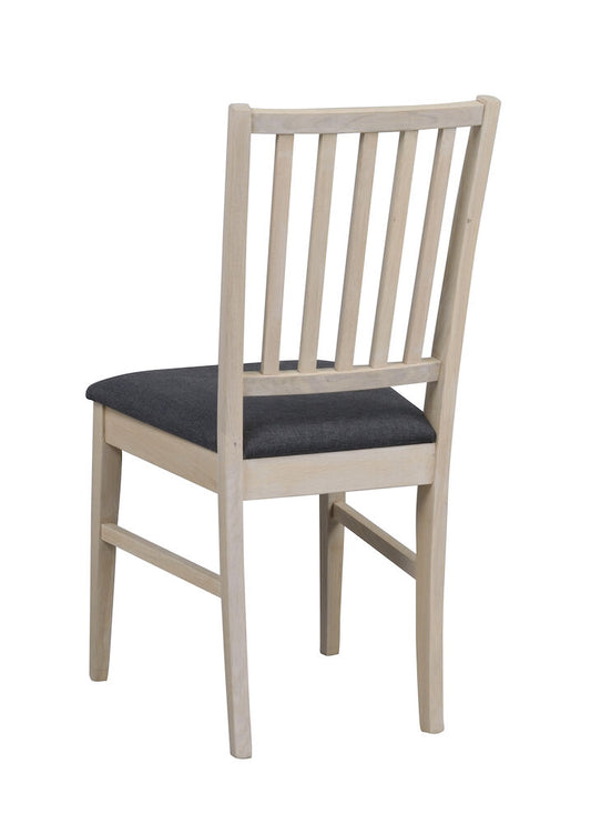 Rowico | Filippa stol vitpigmenterad ek/grått tyg Default Title
