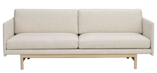 Rowico | Hammond soffa beige tyg/vitpigmenterad ek Default Title