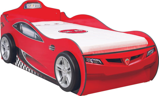 Coupe Carbed (Med Friend Bed) (Rød) (90X190 - 90X180) - Car Bed