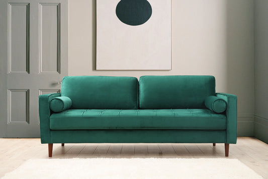 Rom - Grøn - 3-sæders sofa