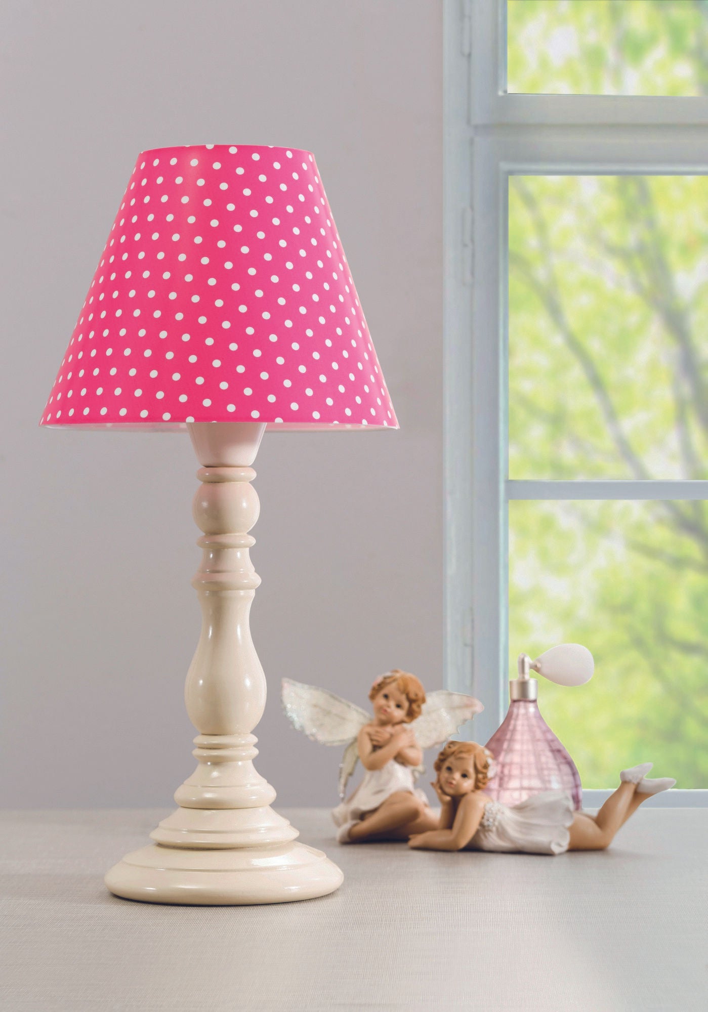 Dotty - Pink - Bordlampe