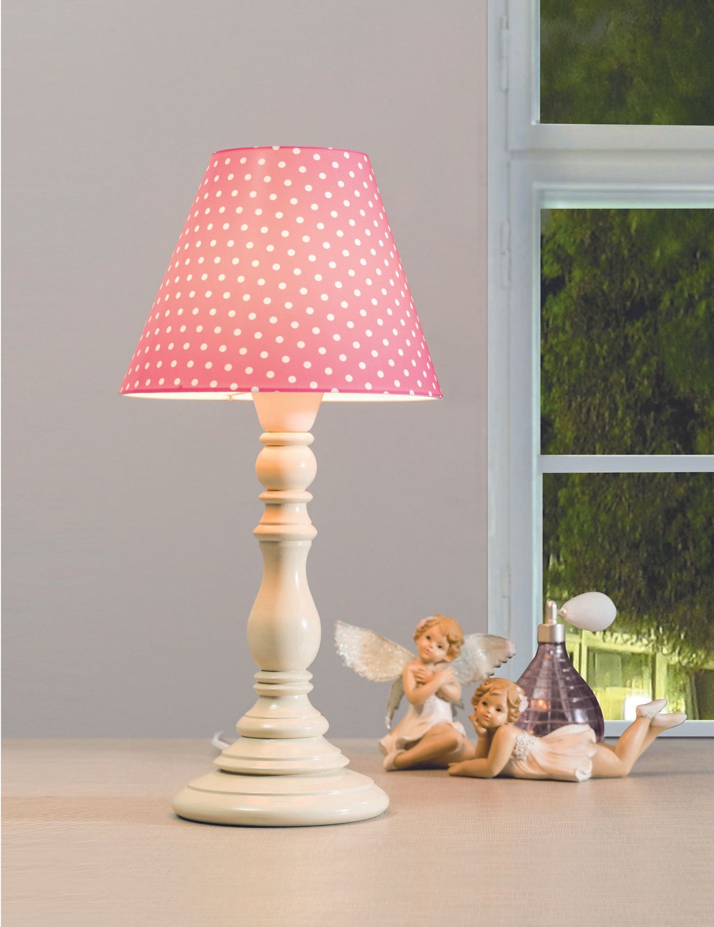 Dotty - Pink - Bordlampe