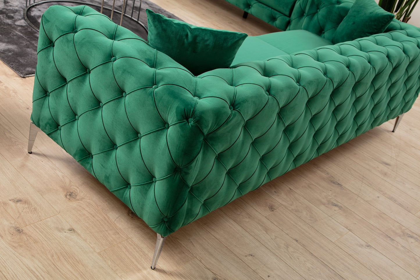 Como - Grøn - 3-sæders sofa