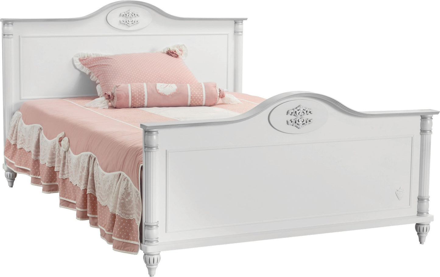 Romantisk seng (120X200) - Enkeltseng
