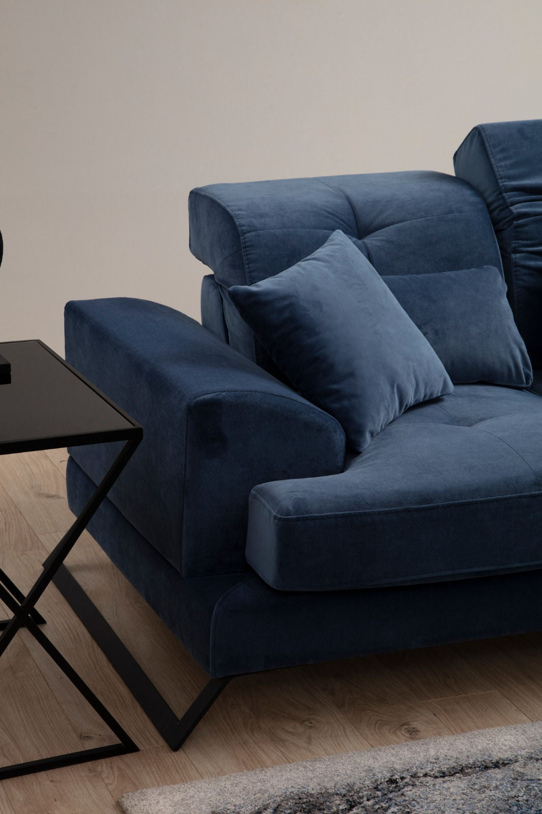 Frido - Marineblå - 2-sæders sofa