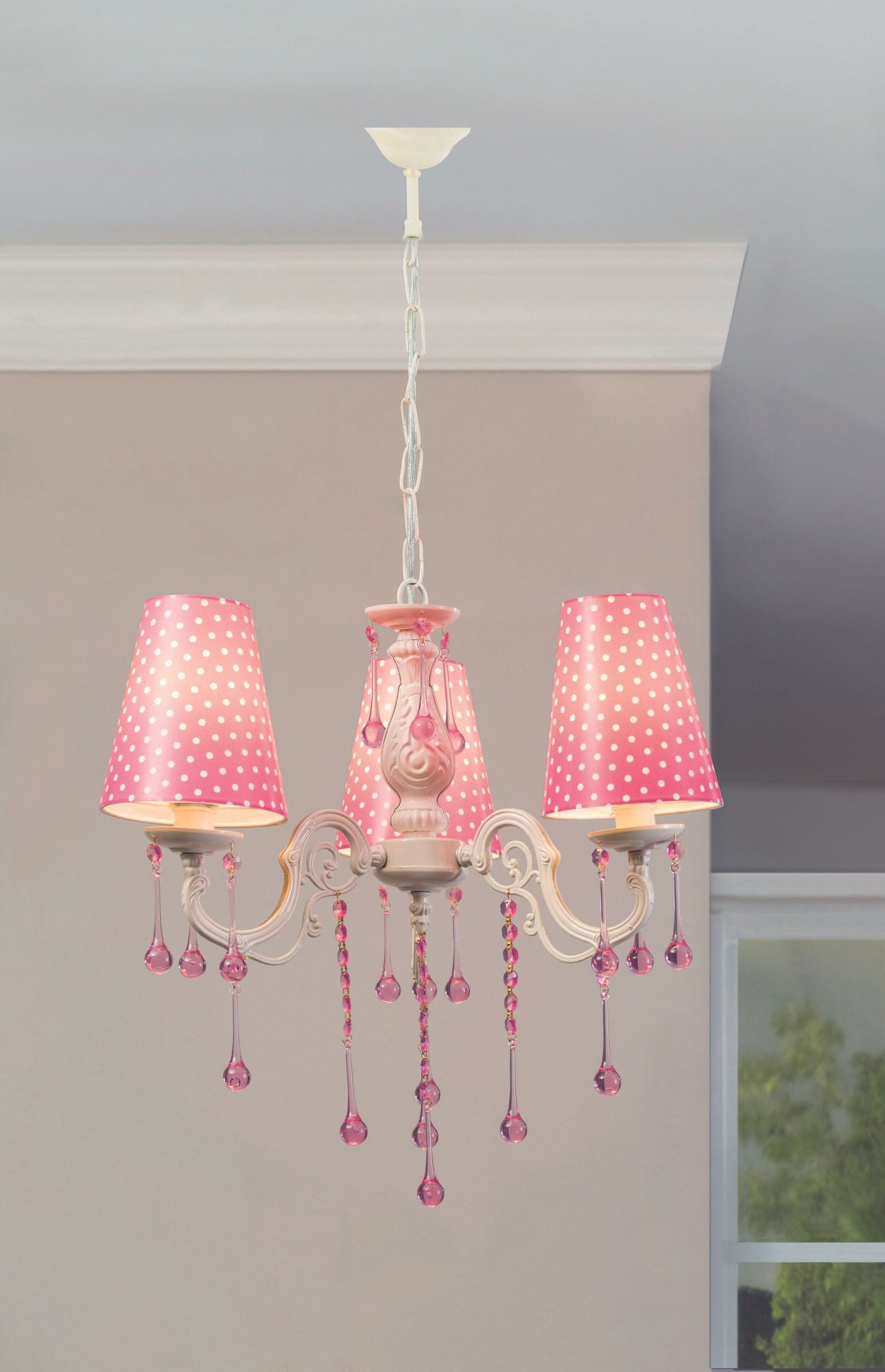 Dotty - Pink - Loftlampe