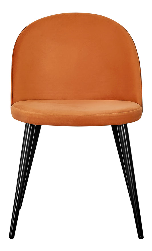 Venture Design | Velour Matstol - Orange / Svart