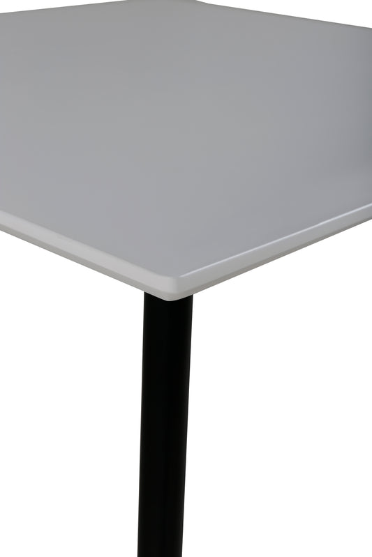 Venture Design | Polar Matbord, 75*75cm - Vita / Svarta ben