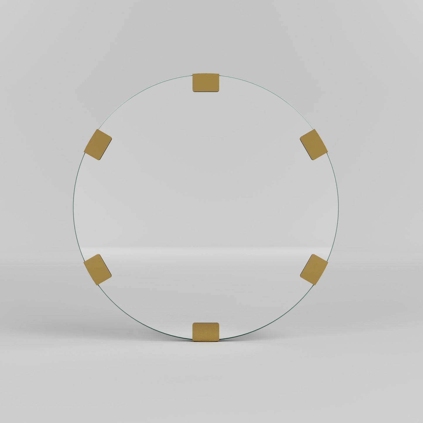 Chakra Spejl - Guld - Dekorativt Spejl