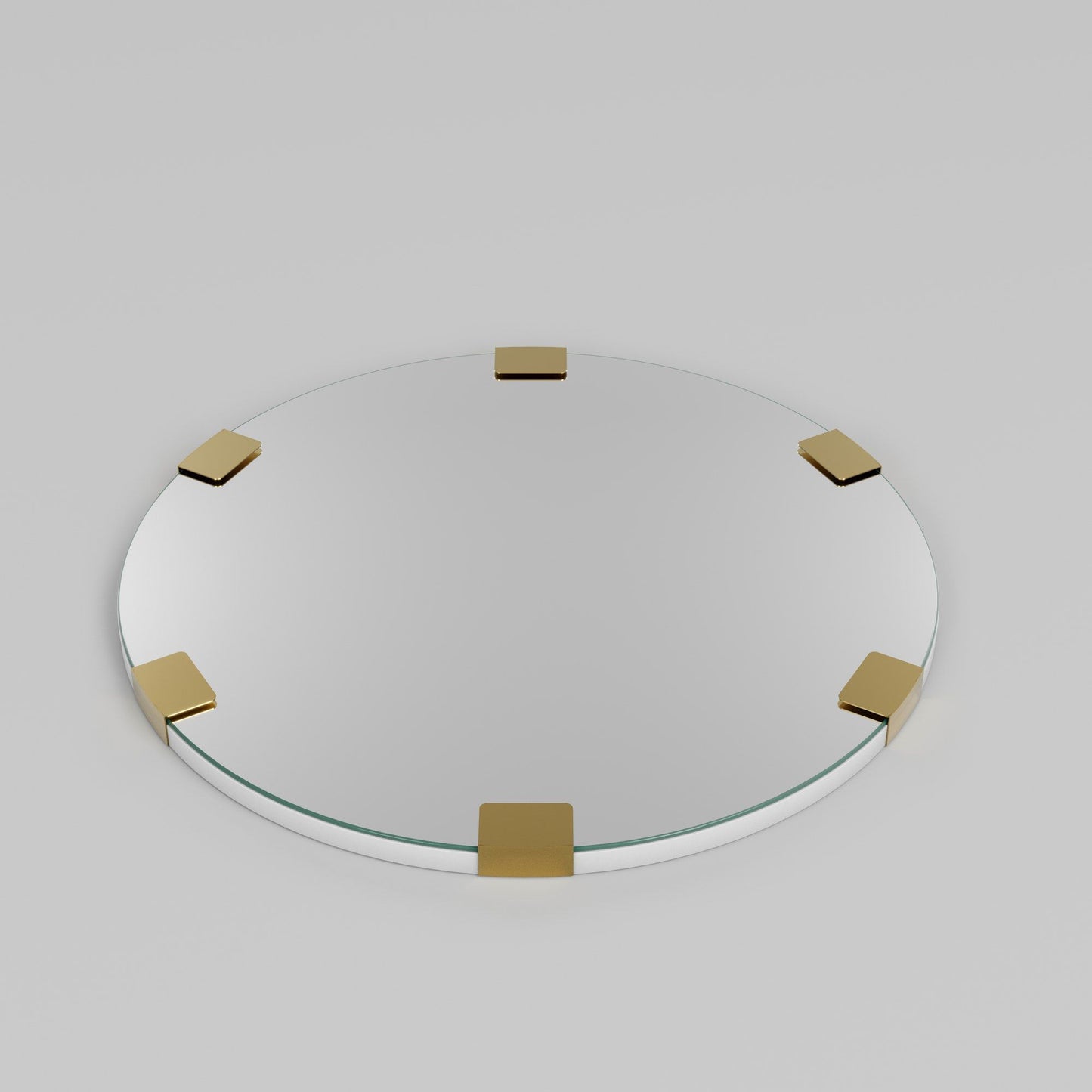 Chakra Spejl - Guld - Dekorativt Spejl