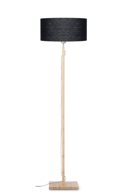 Det handlar om RoMi | Golvlampa Fuji bambu 4723, linne svart