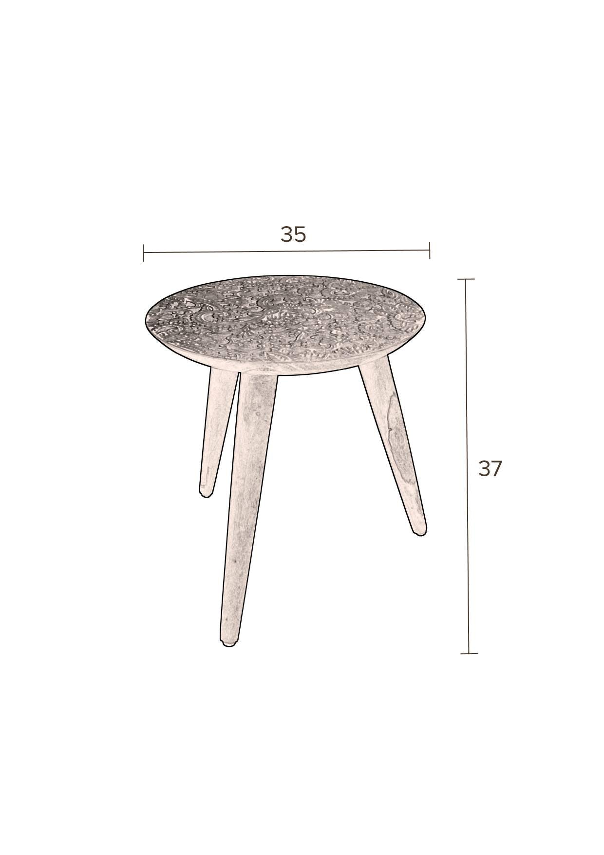 Dutchbone | SIDE TABLE BY HAND M Default Title
