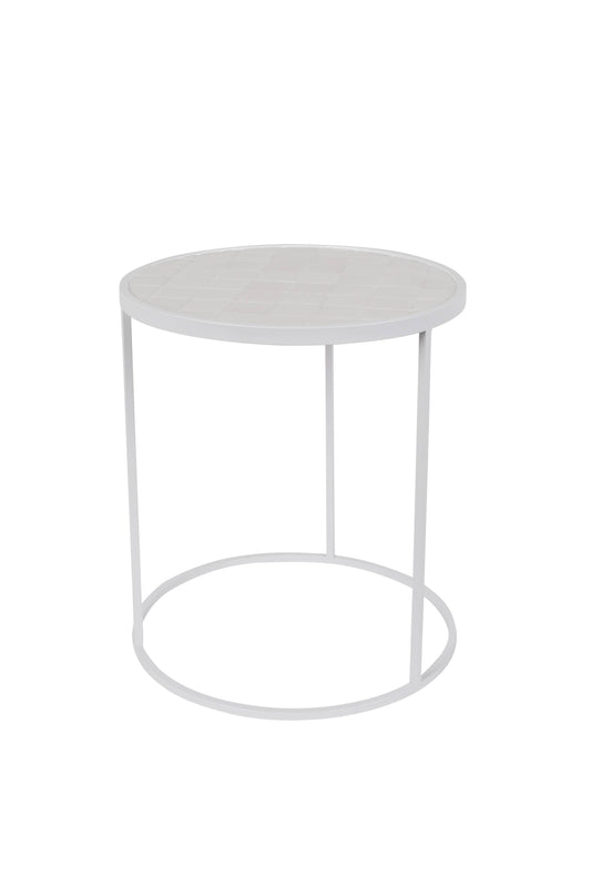 Zuiver | SIDE TABLE GLAZED WHITE Default Title