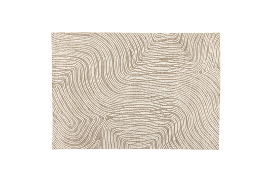 Melle Micropolyester - 395*295- -Rectangular -Ivory Beige