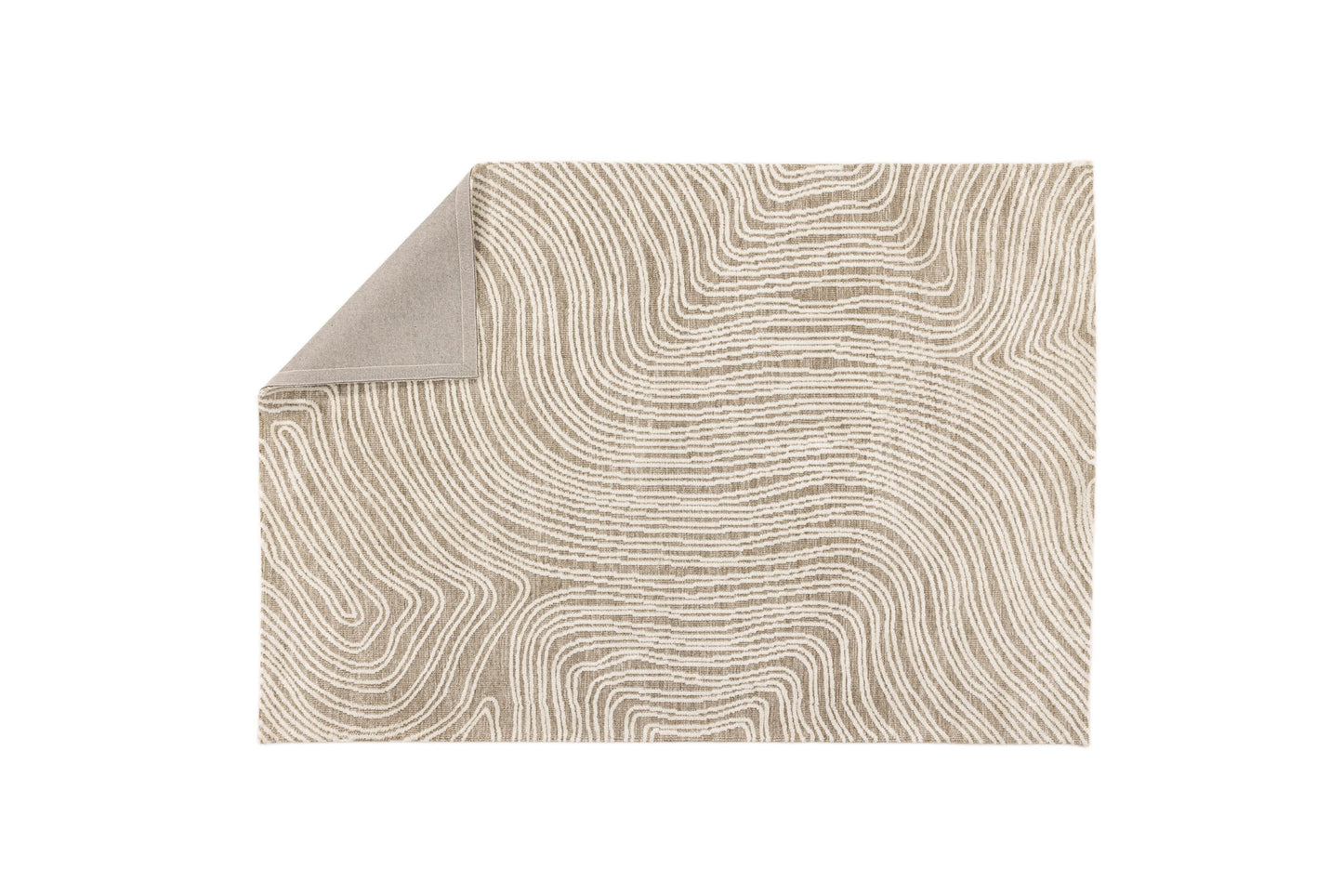 Melle Micropolyester - 395*295- -Rectangular -Ivory Beige