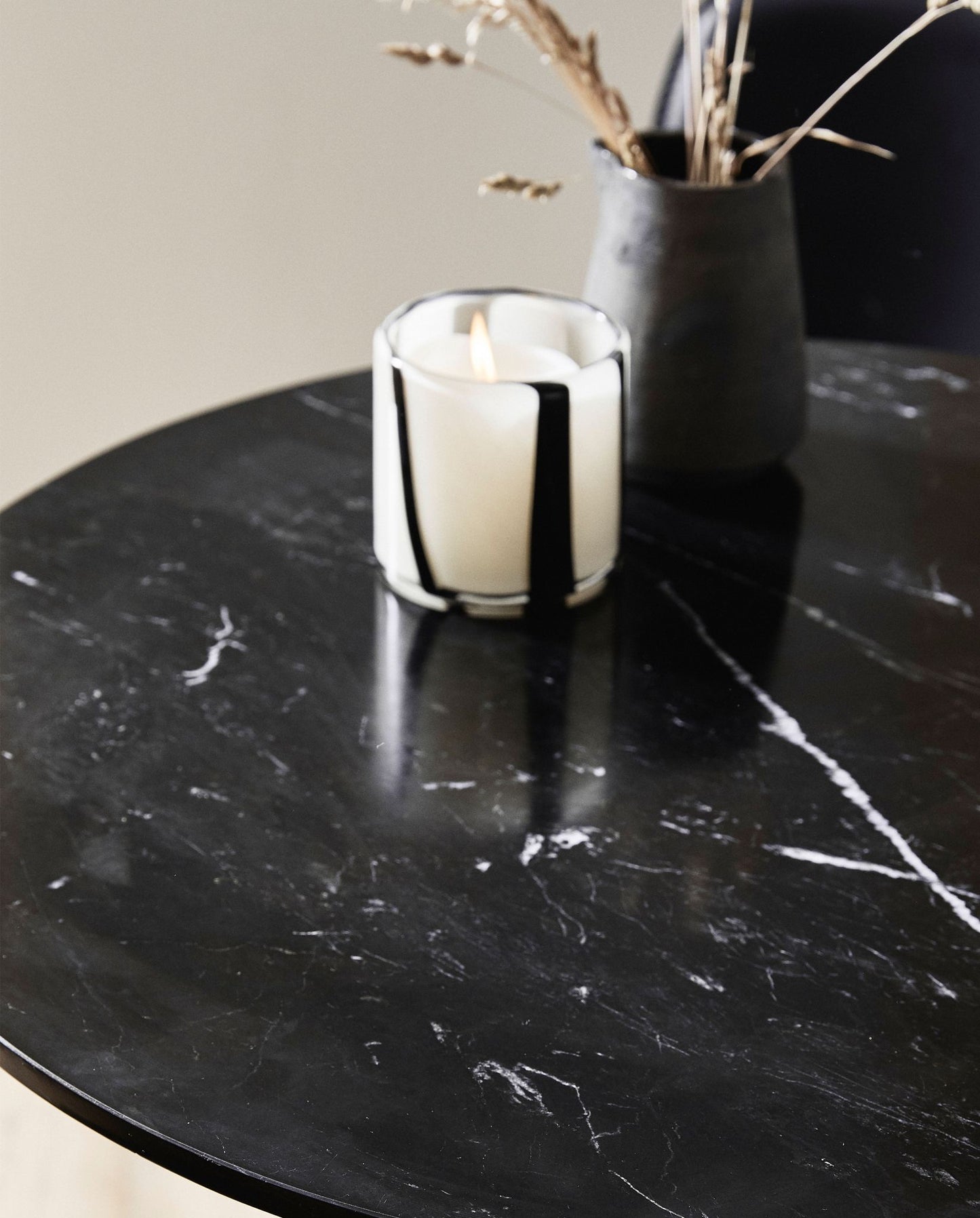 ERIE cafe table - black marble top